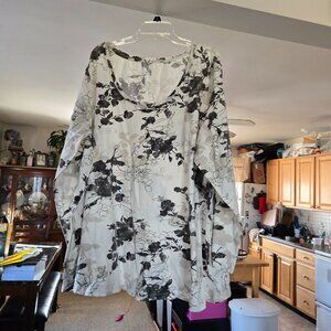 June + Vie Women's Plus Size Long-Sleeve Crewneck One + Only Tee